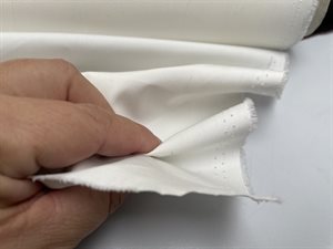 Vejrbestandig teknisk bomuld - i lækker hvid